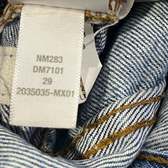 MADEWELL Light wash Curvy 90’s straight Leg Jeans women’s sz 29 - Picture 9 of 10